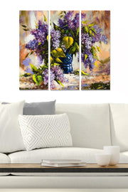 Tríptico Decorativo em MDF Multicolor — 3 Peças, 70x50 cm, 3 mm