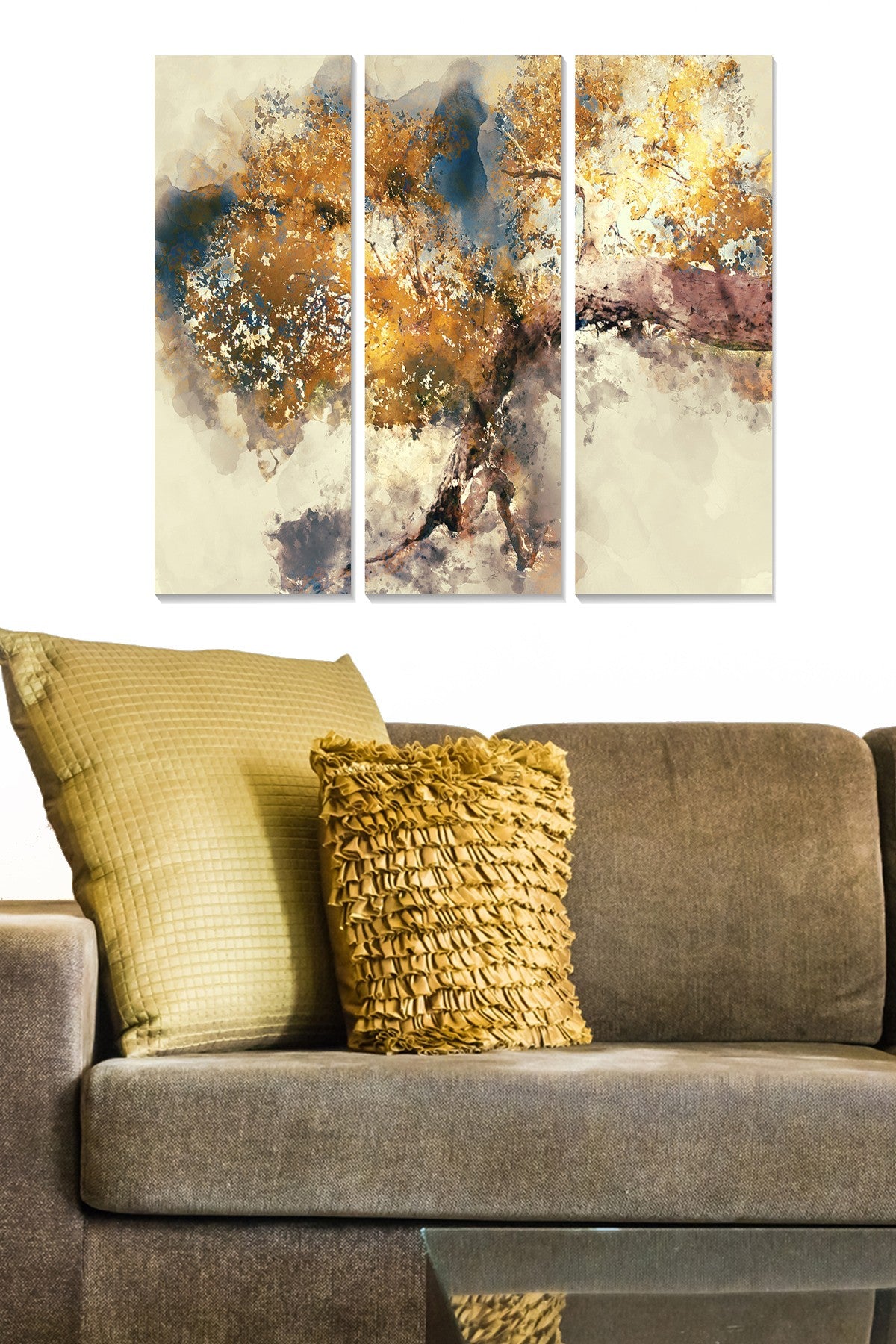 Quadro Decorativo em MDF Multicolor (Conjunto de 3) 70x50 cm, 3 mm — MDF488419336