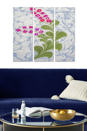 Conjunto de Quadros Decorativos em MDF Multicolor (3 Peças) – 70 x 50 cm, Espessura 3 mm