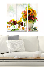 Tríptico Decorativo em MDF Multicolor – 3 Peças (70x50 cm, 3 mm)