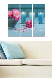 Quadro Decorativo em MDF Multicolor – Conjunto de 3 Peças, 70x50 cm