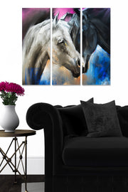 Quadro Decorativo em MDF Multicolor (3 Peças) – 20 x 50 cm cada, Total 70 x 50 cm, Espessura 3 mm | Ref. MDF506819251