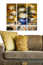 Quadro Decorativo em MDF Multicolor (Conjunto 3 Peças), 20x50 cm cada, Total 70x50 cm, MDF 3 mm – MDF50715943