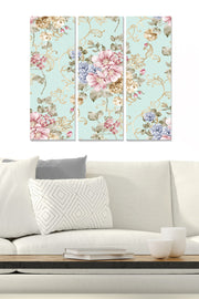 Conjunto de Quadros Decorativos em MDF Multicolor (3 Peças) — 70x50 cm, 3 mm