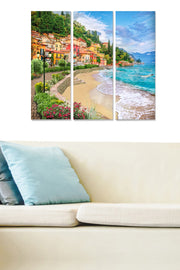 Conjunto de 3 Quadros Decorativos em MDF, Multicolor, 70x50 cm (Esp. 3 mm)