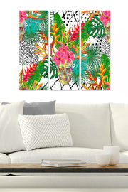 Conjunto de Quadros Decorativos em MDF (3 Peças) Multicolor – 70 x 50 cm, 3 mm