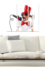 Quadro Decorativo em MDF – Conjunto 3 Peças Multicolor, 20x50 cm (cada), Total 70x50 cm, Espessura 3 mm