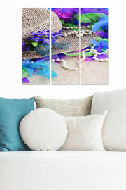 Tríptico Decorativo em MDF, Multicolor, 70 x 50 cm (3 Peças, MDF 3 mm)