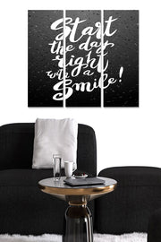 Tríptico Decorativo em MDF Multicolor 70x50 cm (3x 20x50 cm, 3 mm)