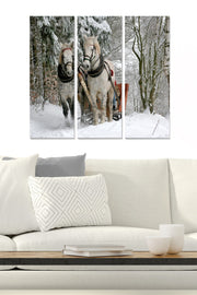 Quadros Decorativos em MDF Multicolorido – Conjunto 3 Peças, 70 x 50 cm (Total), 3 mm (MDF549727)