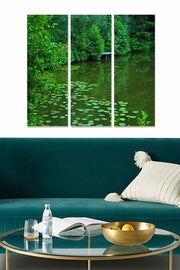 Conjunto de Quadros Decorativos em MDF (3 Peças) Multicolor – 70x50 cm, 3 mm