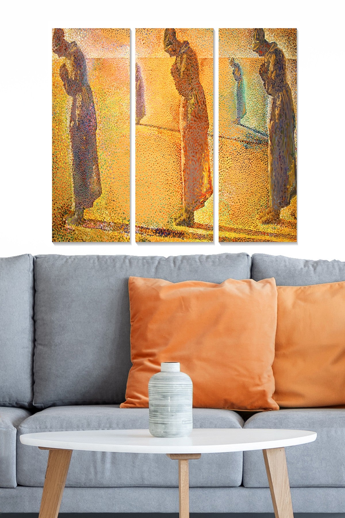 Conjunto de Quadros Decorativos em MDF (3 Peças) Multicolor 70x50 cm – Modelo MDF5568