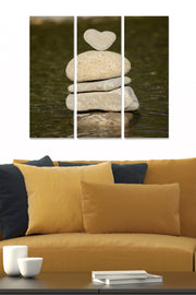 Quadro Decorativo em MDF Multicolorido – Conjunto de 3 Peças (20x50 cm cada, total 70x50 cm) | MDF 3 mm