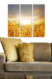 Quadro Decorativo em MDF Multicolor – Conjunto 3 Peças (20x50 cm cada), Tamanho Total 70x50 cm, MDF 3 mm – Ref. MDF56100727