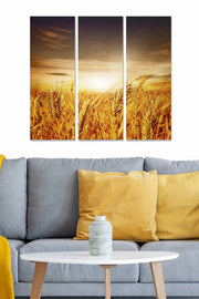 Quadro Decorativo em MDF Multicolor — Conjunto de 3 Peças (20x50 cm cada), Tamanho Total 70x50 cm, Espessura 3 mm