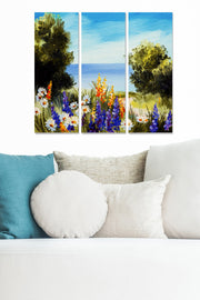 Conjunto de Quadros Decorativos em MDF (3 Peças) Multicolor – 70 x 50 cm, 3 mm