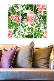 Quadro Decorativo em MDF Multicolor (3 Peças) – 70x50 cm total, 20x50 cm cada, MDF 3 mm