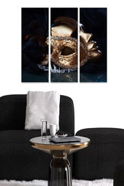 Quadro Decorativo em MDF Multicolor – Tríptico 70x50 cm (3 Peças, 20x50 cm cada)