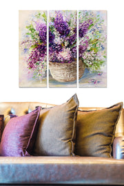 Conjunto de Quadros Decorativos em MDF Multicolor – 3 Peças (20x50 cm), Total 70x50 cm, 3 mm