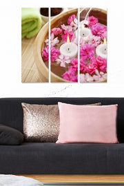 Quadro Decorativo em MDF Multicolor – Conjunto 3 Peças (20 x 50 cm cada), Total 70 x 50 cm – 100% MDF 3 mm – MDF57896263