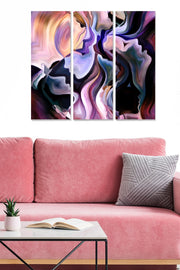 Quadro Decorativo em MDF Multicolorido – Conjunto de 3 Peças (70 x 50 cm) | Espessura 3 mm | MDF5817533