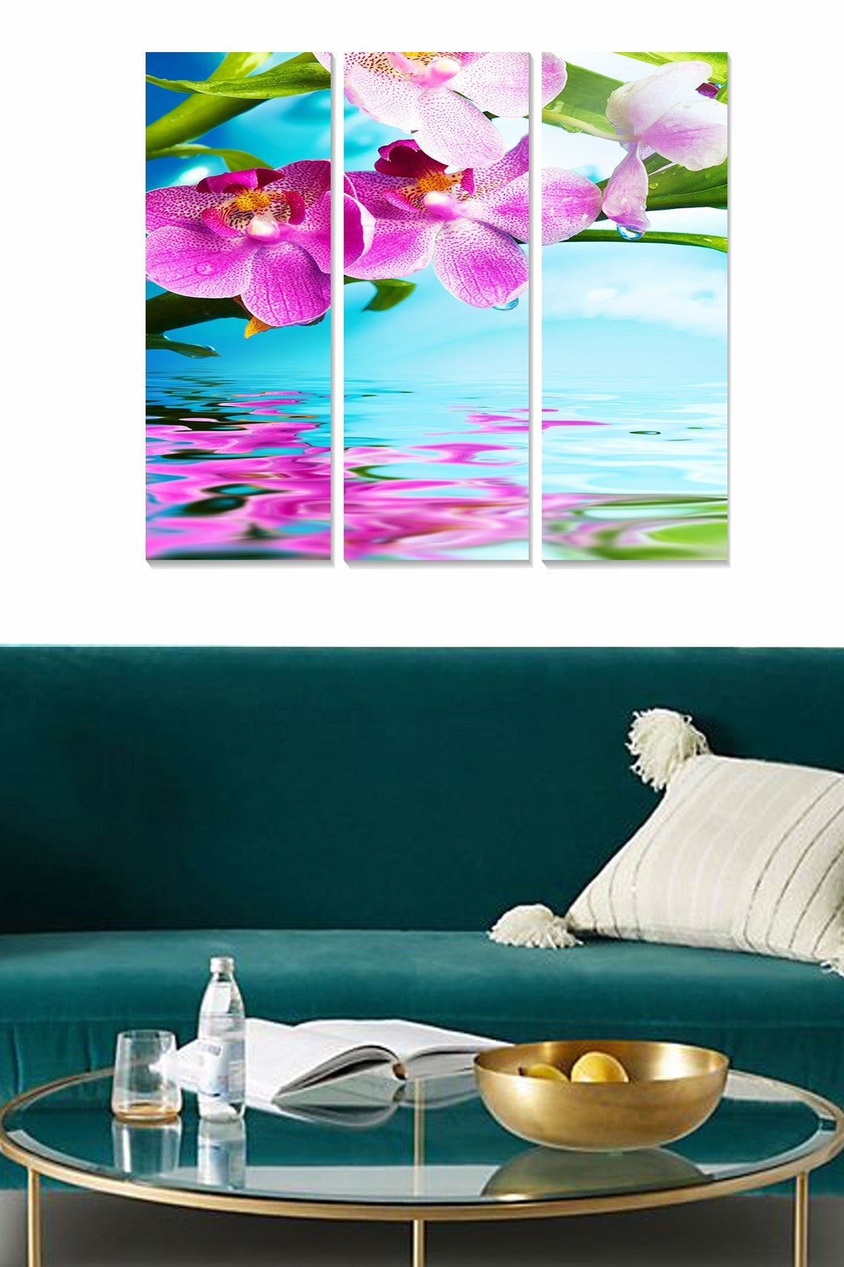 Quadro Decorativo em MDF Multicor – Conjunto de 3 Peças (70x50 cm) | 100% MDF 3 mm