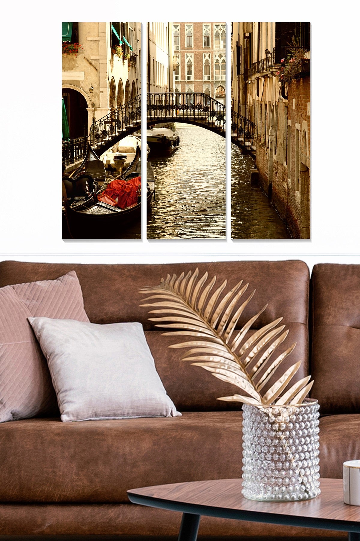 Tríptico Decorativo em MDF Multicolor (3 Peças) — 70 x 50 cm, Espessura 3 mm