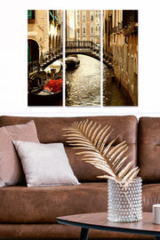 Tríptico Decorativo em MDF Multicolor (3 Peças) — 70 x 50 cm, Espessura 3 mm