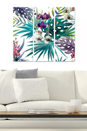 Quadro Decorativo em MDF Multicolor – Conjunto de 3 Peças (20x50 cm cada, total 70x50 cm, 3 mm)