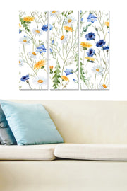 Quadro Decorativo MDF Multicolor (Conjunto de 3 Peças) – 20x50 cm cada, Total 70x50 cm, MDF 3 mm