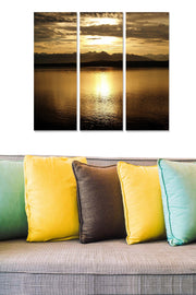 Quadro Decorativo em MDF Multicolor – 3 Peças (20x50 cm cada, total 70x50 cm) | MDF63728