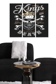 Conjunto de Quadros Decorativos em MDF Multicor (3 Peças) – 20x50 cm cada | Total 70x50 cm | Espessura 3 mm