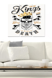 Quadro Decorativo em MDF Multicolor (Conjunto de 3 Peças) 70x50 cm – 100% MDF 3 mm