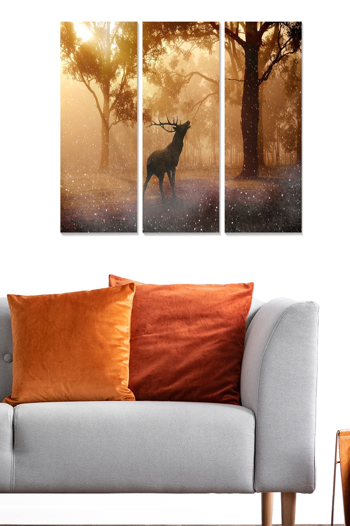 Quadro Decorativo em MDF Multicolorido – Conjunto de 3 Peças (70x50 cm, 3 mm)