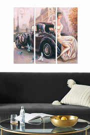 Pintura Decorativa em MDF Multicolorida – Conjunto de 3 Peças (20 x 50 cm cada, total 70 x 50 cm, MDF 3 mm)