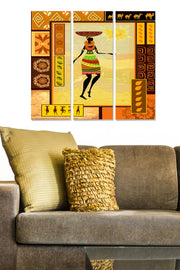 Tríptico Decorativo em MDF Multicolorido 70x50 cm (3 Peças, 3 mm)