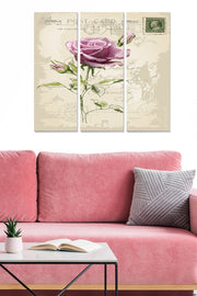 Tríptico Decorativo em MDF 3 mm Multicolor 70x50 cm (3 Peças) – MDF6508147