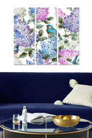 Quadro Decorativo em MDF Multicolorido – Conjunto de 3 Peças (70x50 cm, 3 mm) | MDF65195779