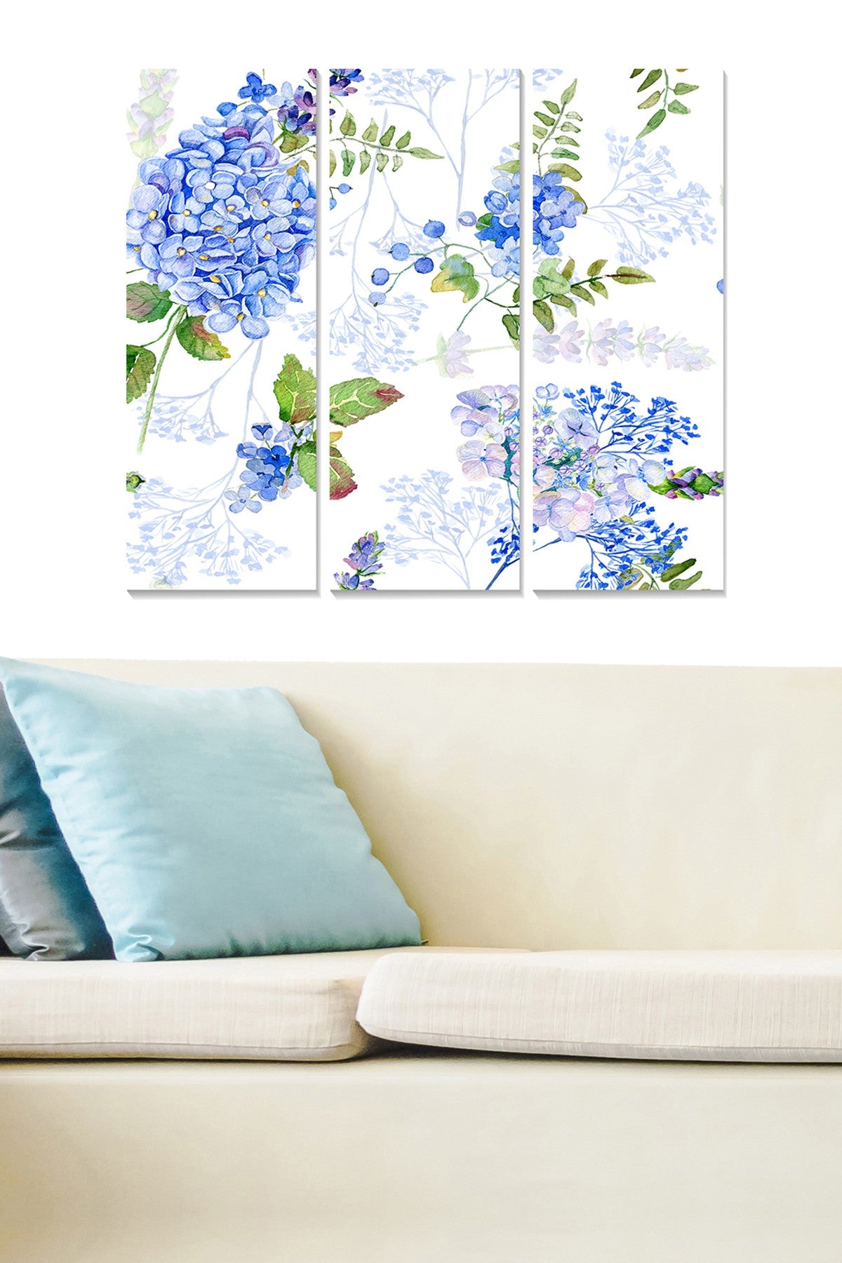 Tríptico Decorativo em MDF Multicolor – 3 Peças (20x50 cm cada), Tamanho Total 70x50 cm, 100% MDF 3 mm