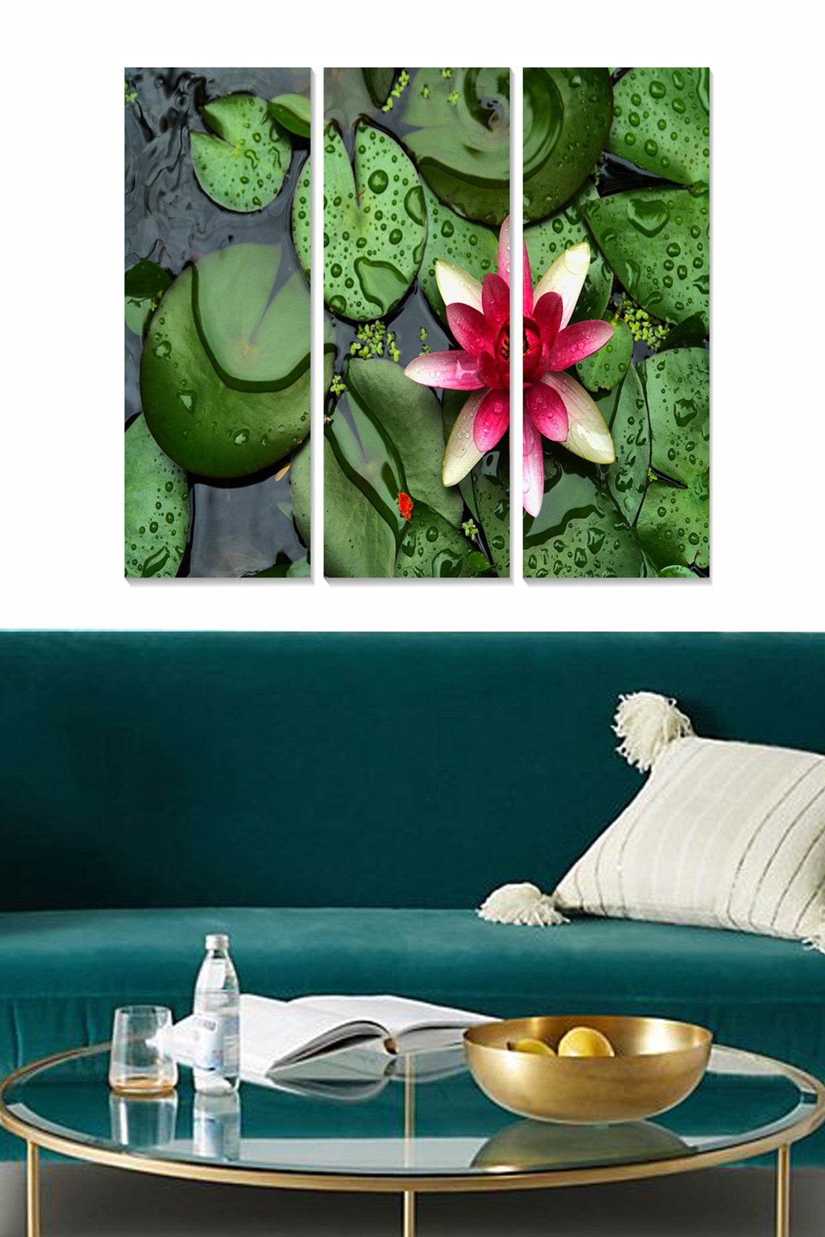 Quadro Decorativo em MDF Multicolor (Conjunto de 3 Peças) 70x50 cm, Espessura 3 mm – MDF65876896