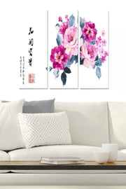 Quadro Decorativo em MDF Multicolor (3 Peças) – 70x50 cm, Espessura 3 mm