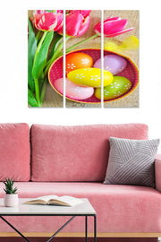 Quadro Decorativo em MDF Multicolor (Conjunto de 3) 70x50 cm — 100% MDF, 3 mm | MDF6641204