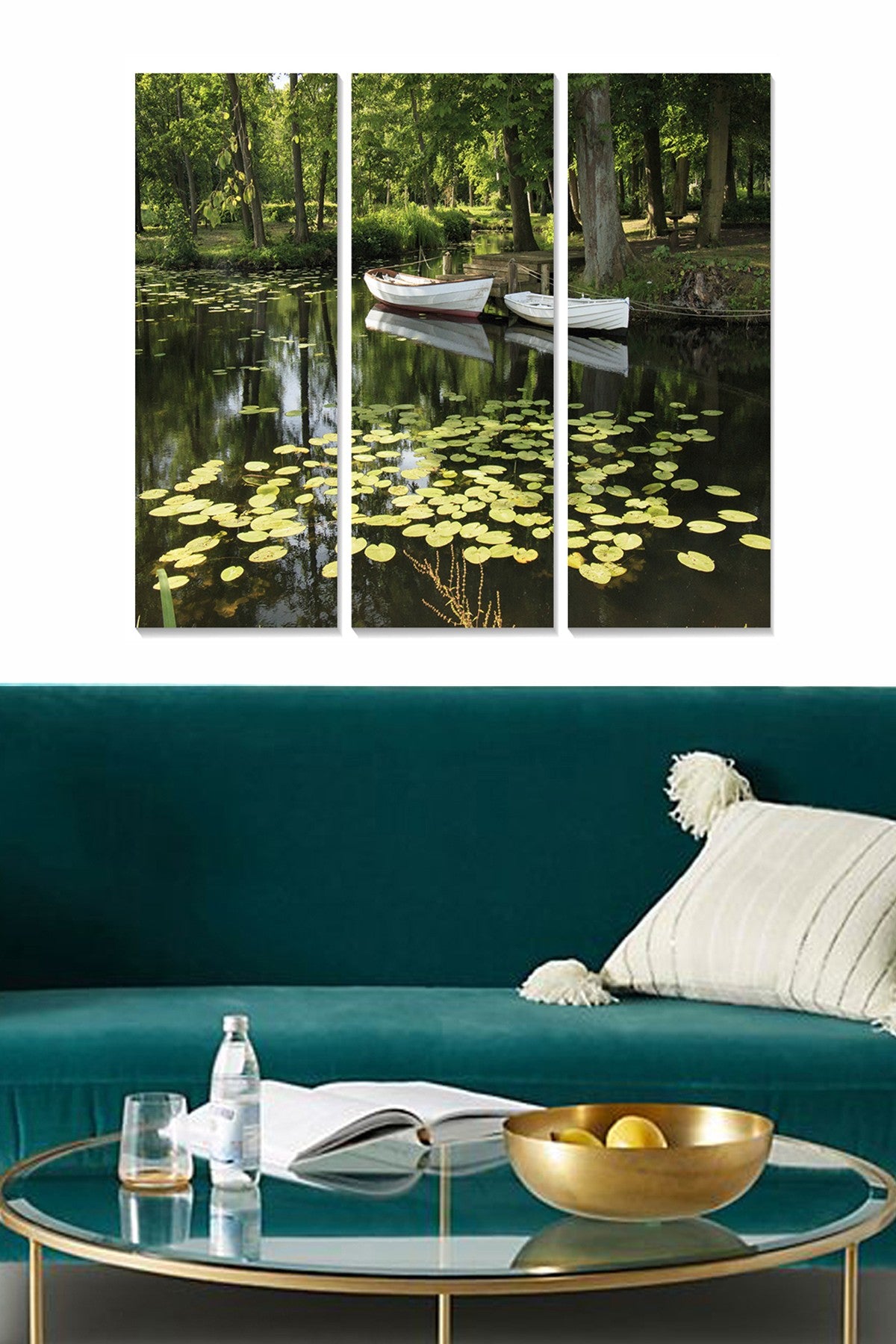 Quadro Decorativo em MDF Multicolor (3 Peças) 70x50 cm – MDF666007249