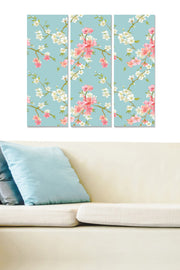 Quadro Decorativo em MDF Multicolor (Conjunto de 3 Peças) – 20x50 cm cada, Total 70x50 cm, Espessura 3 mm