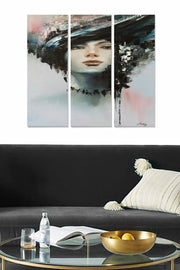 Quadro Decorativo em MDF Multicolor – Conjunto 3 Peças (20x50 cm cada), Total 70x50 cm, Espessura 3 mm