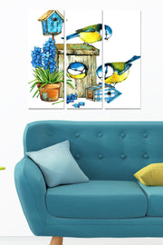 Conjunto de Quadros Decorativos em MDF (3 Peças) Multicolor – 20x50 cm cada, total 70x50 cm – MDF 3 mm – MDF6730467