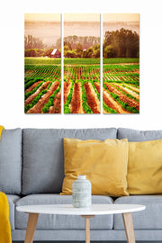 Quadro Decorativo em MDF (3 Peças) Multicolor — 20 x 50 cm cada, Tamanho Total 70 x 50 cm, MDF 100% (3 mm)