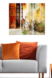 Tríptico Decorativo em MDF Multicolor – 70x50 cm (3 Peças, 3 mm)