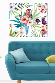 Quadro Decorativo em MDF Multicolor (Conjunto de 3) 70 x 50 cm