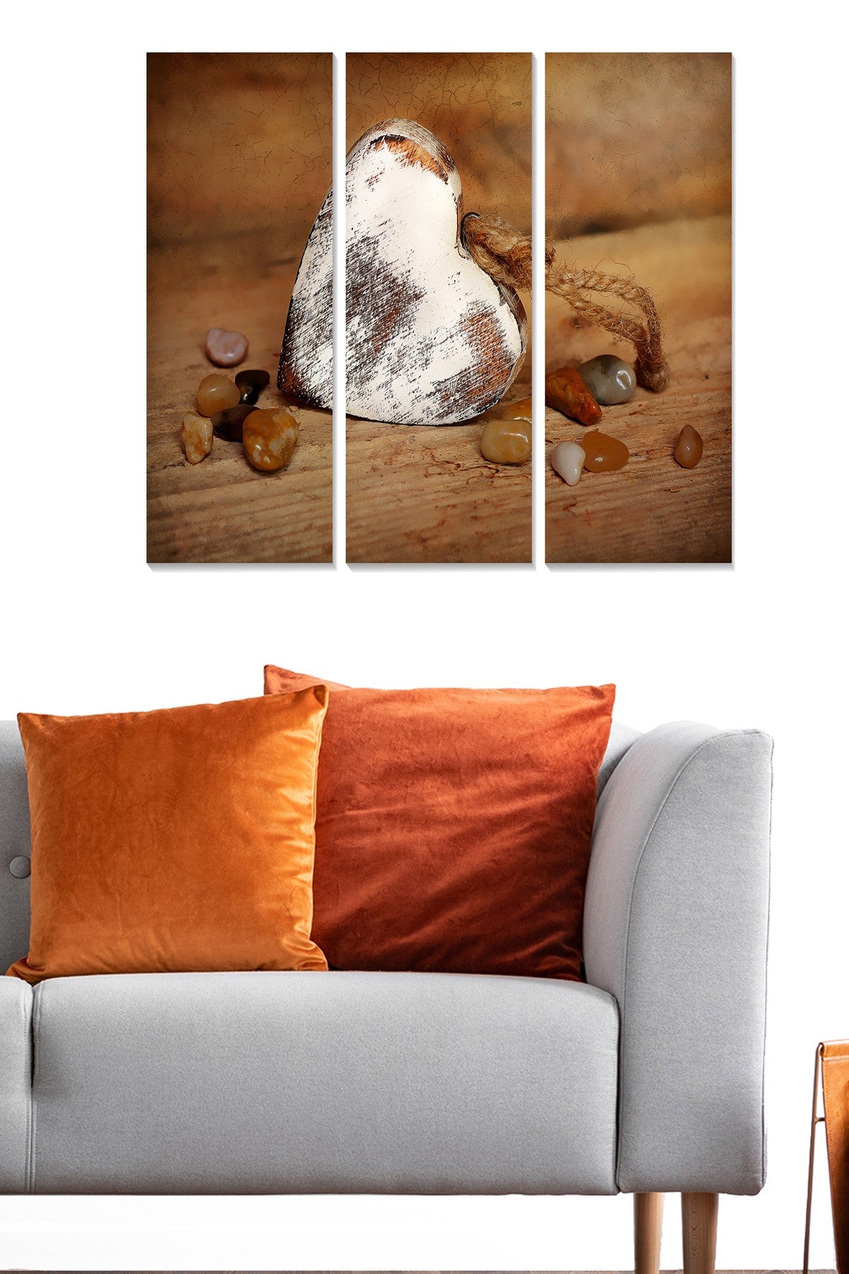 Quadro Decorativo em MDF (Tríptico, 3 Peças) Multicolor – 70 x 50 cm